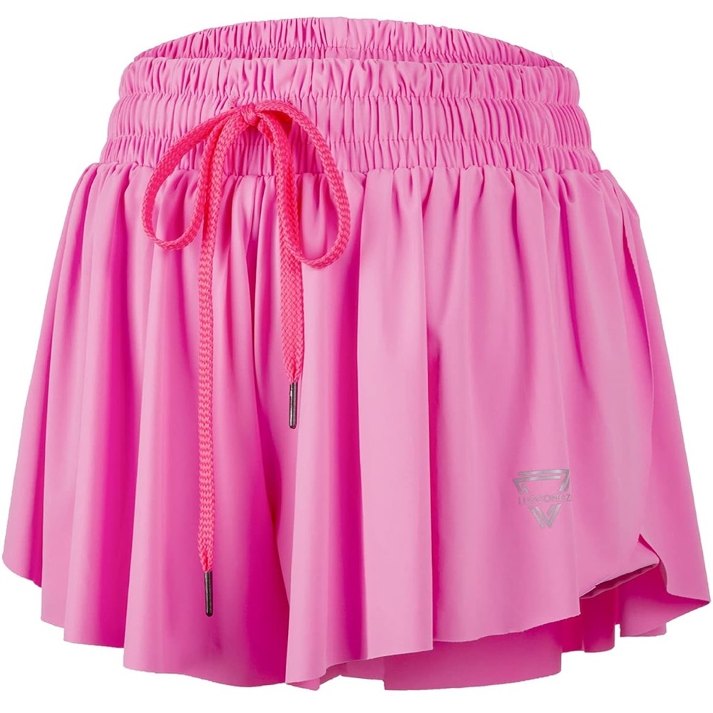 *5/$15* Worn 1X, Women's, 2 in 1 Flowy Athletic Skirt/Shorts